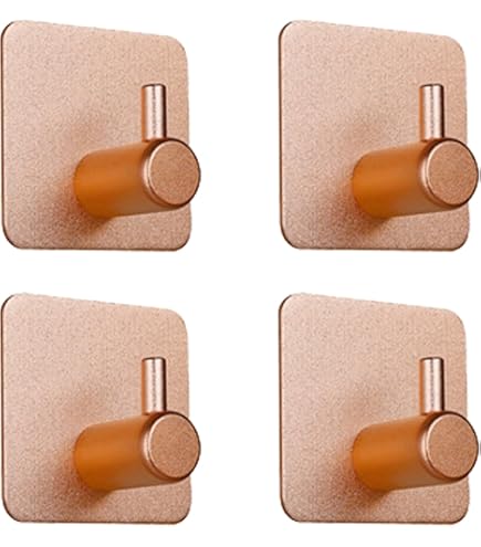 Mengger 4 Pièces Crochet Adhésif 3M, Crochet Adhesif Mural Salle De