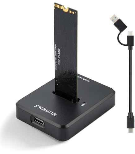Station D'Accueil SSD M.2 NVMe/NGFF - USB 3.2 Gen2 10Gbit/s Avec Ventilateur