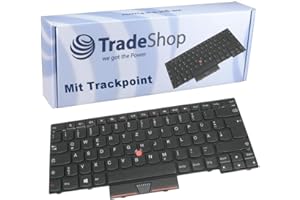 ‎TRADE-SHOP Trade-Shop Original QWERTZ Tastatur Deutsch mit Trackpoint für Lenovo IBM Thinkpad Edge E445(20B1) E530 E535 L330 S430 ThinkPad T430U(Deutsches Tastaturlayout)