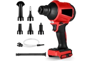 HONEYHOUSE Akku-Gebläse für Makita 18V, Laubbläser Akku Unterstützt Makita 18v Akku, Schnurlos Akku Laubbläser für Rasenpflege, Laubblasen, Auto- und Eckenreinigung (ohne Akkus, ohne Ladegerät)