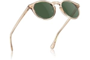 CARFIA Męskie okulary przeciwsłoneczne, z polaryzacją, w stylu vintage, ochrona UV400, do jazdy i podróży