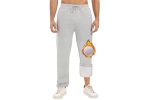 Svanco Pantalones de Deporte Hombre Pantalon de Chándal de Forro Polar Invierno Pantalon Largos Deportivos Joggers de Gimnasia Correr Aire Libre