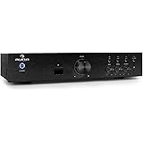 auna AV2-CD508BT Stereo HiFi Audio-Verstärker Heimkino-Verstärker Musik Anlage (600 Watt max, Bluetooth, Aux-In, 3 x Stereo-C