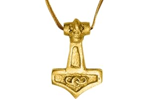 GDFB Get Dressed For Battle " Thors Hammer Anhänger aus Messing Wikinger Schmuck Mittelalter Reenactment LARP