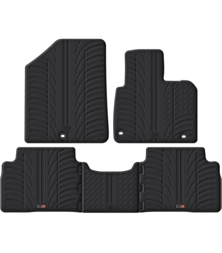 Kia Sorento 2015-2020 7 Car Mats Black Carpet Tailored Fit Easy Clean With Clips