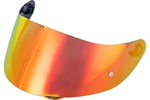 Guajiro - Visor Compatible with AGV GT2 | K1 | K1-S | K5 | K5S | K3SV | S4SV | COMPACT | DUCATIV2 | HORIZON | NUMO | STEALTH | STRADA | Polycarbonate Screen Ready for Pinlock (Red)