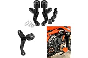 SUPER VICI Motorrad Sturzschutz Kompatibel mit 1290 Super Duke R RR 2020 2021 2022 2023 Frame Sliders 1290 superduke R RR Sturzpads Motorradrahmen Absturzsicherung Fallschutz Zubehör Black
