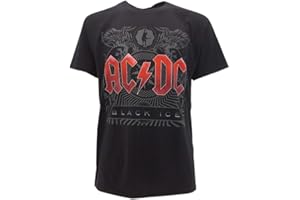 CRAZY FOR ROCK AC/DC T-Shirt Black Ice Original Gruppe Rock Offizielles Produkt Album