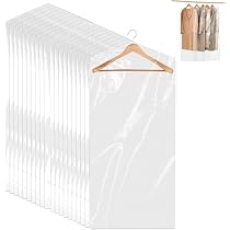 50 Kleiderschutz-Beutel 60x120 Cm – Transparent, Staubdicht & Ideal Für Anzüge, Kleider & Mäntel