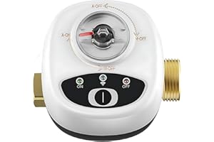 Mulcort Vanne d'eau WiFi,Interrupteur automatique Vanne à bille intelligente Indice d'étanchéité IP65 Télécommande sans fil APP Compatible avec Alexa Google Assistant et Santé pour