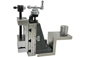 ASSORTS Mini Vertical Milling Slide Mounted on Z Type Angle Plate -Direct Fit for Mini Lathe Machine (Without Clamp & with Mini Vice 2")