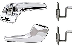 Young Wolf Coppia di Maniglie Interne per Portiera Sinistra e Destra, Compatibili con Corsa D Van MK III 13297813 13297814