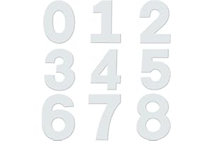 Moules à Gâteaux Numériques en Acryliques Number Cake Chiffre Grand Nombre de 0 à 8 pour Crème de Gâteau aux Fruits (12 pouces)