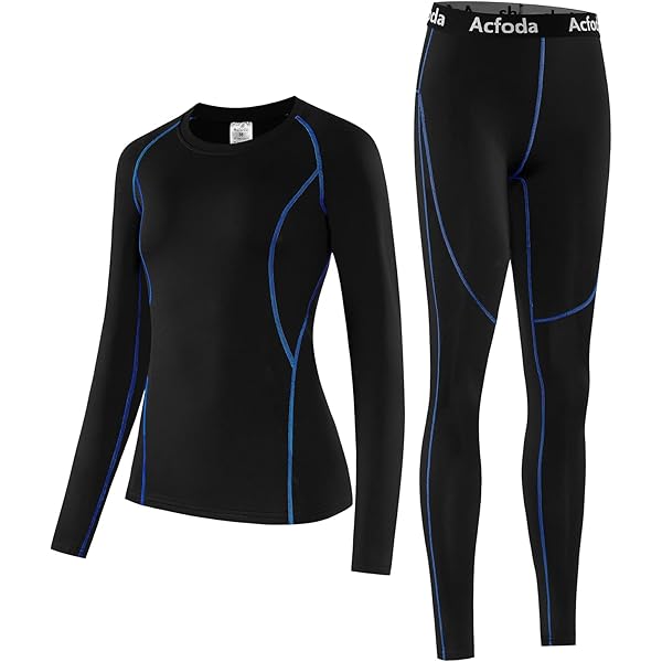 EFFAN Thermo-ondergoed voor Dames, Ski-ondergoed Set, Warm