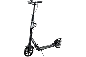 Mach1 Trottinette de ville en aluminium - Grande roue XXL - Roues de 145 à 250 mm - Pneus pour adultes et enfants - Pliable