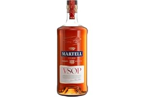‎MARTELL Martell VSOP Aged Cognac - 40% Alkoholgehalt, Tronçais-Eichen-Fässer, Bernsteinfarben, 0,7l Flasche
