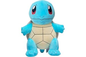 BANDAI - Pokémon - Peluche Carapuce (Squirtle) - Peluche 30 cm Toute Douce - JW0058