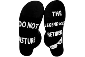 NOEMIN Mens Happy Retirement Gifts Socks - Retirement Gift for Dad Grandad Size 9-11