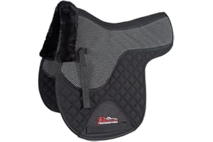 Shires ARMA Soft Grip Numnah - Black Cob