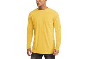 MAGCOMSEN Men's Sun UV Protection Shirts UPF 50+ Outdoor Long Sleeve Casual Lightweight T-shirt