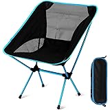 Campingstuhl Ultraleicht Klappbar, Diealles Shine Ultraleichter Faltbarer Strandstuhl, Campingstuhl Kompakt Faltbar, mit Trag