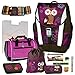 Produktbild Olivia the Owl Eule Schulranzen Set TOOLBAG SOFT Schneiders u. passende Federtasche UNGEFÜLLT, hochwertige Sporttasche Set 12 tlg. - 78405-051