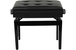 ColdShine Piano Stools 56X34X48cm Adjustable Piano Stool with Storage Piano Bench Keyboard Stool with Under Seat Storage Unit for Piano Stool Storage Stool Makeup Stool