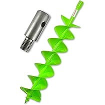 Trapano Da Terra Earth Drill 80mm - Per Fori In Giardino, Mandrino 20mm, Lame Affilate - Foto 5