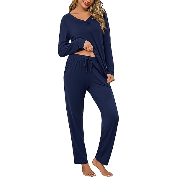 Bresdk Damespyjama, katoen, korte mouwen, tweedelige pyjama's voor dames, zacht en licht, geruit, lange zomernachtkleding, Schots - Roze, L Bresdk Damespyjama, katoen, korte mouwen, tweedelige pyjama's voor dames, zacht en licht, geruit, lange zomernachtkleding, Schots - Roze, L