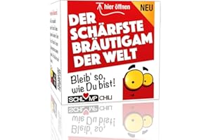 Schlump-Chili⎥Der schärfste Bräutigam der Welt - Ein witziges Geschenk Set für Männer zur Hochzeit und JGA!