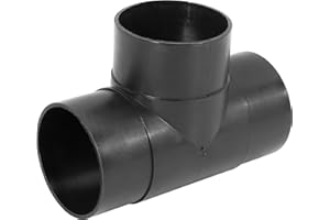 X AUTOHAUX 60mm Coche 3 Salidas Aire Conducto Codo Tubo Forma T Salida Conector