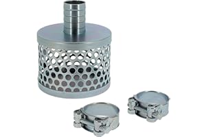 HUGGY TUYAUX Sieb für Ansaugschlauch 32 mm + 2 Spannbänder
