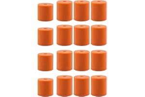 3DMAN Heatbed Silicone Levelling Column, Solid Bed Mounts, 12 PCS 18 mm + 4 PCS 16 mm Stable Hotbed Tool, Heat-Resistant Silicone Buffer for 3D Printers (16 PCS)