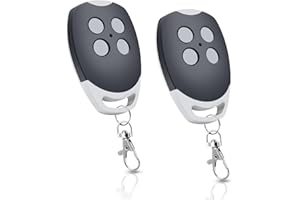 Effdrdfs 433,92 MHz, telecomando per porta del garage, compatibile con Ditec GOL4, BIXLP2, BIXLS2, BIXLG4, 4 canali Rolling Code, 2 Pezzi