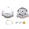 SAURAN RO Booster Pump Head White For Ro Water Purifier Pump, Works with All ro Booster Motors 75 GPD, 100 GPD, RO Motor Pump Head, RO Motor Pump Head Parts