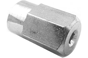 TJPoto Confezione da 2 dadi quadrati forati per albero flessibile, per albero flessibile, mini sega, attacco ad angolo retto, parte di ricambio per Dremel