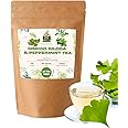 Ginkgo Biloba Tea Mix - Focus with 100% Ginkgo Leaves, Ginkgo with Refreshing Peppermint & Green - Memory for Mental & Physical Health - 20 Ginkgo Biloba Tea Bags, 30g