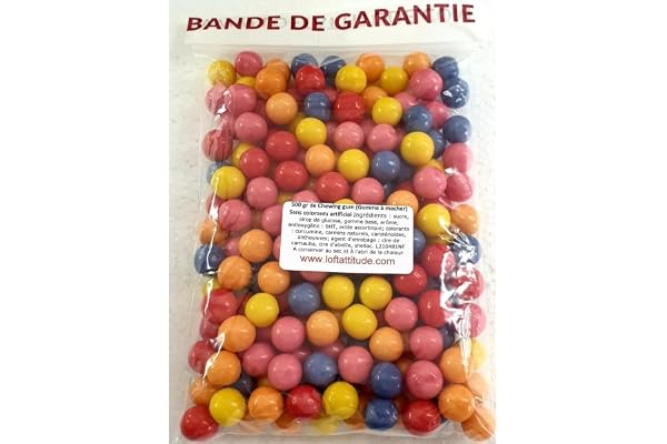 La Chaise Longue - Boules de Chewing Gum 500 GR, Paquet