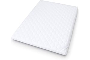 BEST WOOL Topper Colchon 90x190 cm – Tsobrecolchon Hipoalergénico y Lavable con Confort Ergonómico - Mattress Topper para Dormir Cómodamente sin Dolores de Espalda