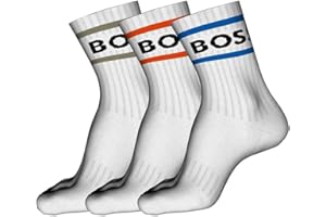 BOSS Męskie skarpety sportowe, skarpety tenisowe Crew Socks Finest Soft Cotton 3 pary