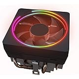 For AMD Wraith Prism LED RGB Cooler Fan from Ryzen 7 2700X Processor AM4/AM2/AM3/AM3+ 4-Pin Contact Heat Sink w/Bracket,Socke