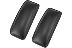 RUSPELA Beinkissen Leder 2 Stück Leder Knie Pad Autotür Armlehne Kissen Kniepolster Auto Beinpolster Knieschoner Universal Auto Innenraum Knie Stützkissen Beinkissen