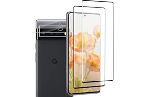 CARANTEE 2 Stück für Panzerglas für Google Pixel 6 Pro Schutzfolie & 2 Stück Kameraschutz für Google 6 Pro Folie, HD Panzer Schutz Glas für Pixel 6 Pro, Kamera Schutzfolie für Google 6 Pro Schutzglas