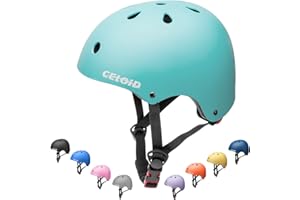 CELOID Kinder Fahrradhelm, Kleinkind Skateboard Helme für Alter 3-5-8-10-16 Jahre Jungen Mädchen, verstellbare Multi-Sport Fahrrad Skateboarding Fußball Roller Skating Roller