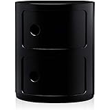 Kartell Componibile, Mobile Contenitore, 2 elementi, Nero