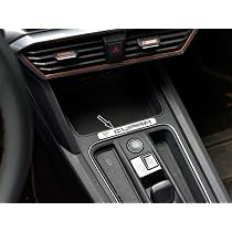 Couvercles Porte-gobelets AutoCOVR Pour Cupra Leon/Formentor - Inox Brossé, Design COOPER