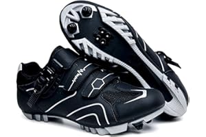 IFIKK Scarpe da Ciclismo da Uomo Scarpe Bici da Corsa Strada Donna Strada Specialized MTB Tacchetti Autobloccanti Unisex Scarpe Bicicletta con Suola Piatta Scarpe Spinning da Ciclismo da Bici