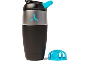Promixx Pursuit Rostfritt Stål Shaker - 760ml Lätt Metall Proteinmixer med Snap-Fit för Jämna Shakes - Läcksäker Luktfri för