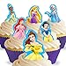 Produktbild Cakeshop 12 x Vorgeschnittene und Essbare Disney Princess Kuchen Topper (Tortenaufleger, Bedruckte Oblaten, Oblatenaufleger)