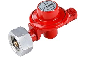 ROTHENBERGER Industrial Propan Konstantregulator för värmarbrännare, brännare av brännare, ogräsbekämpare med 3/8" anslutning, 5- & 11 kg flaskor – 030925E
